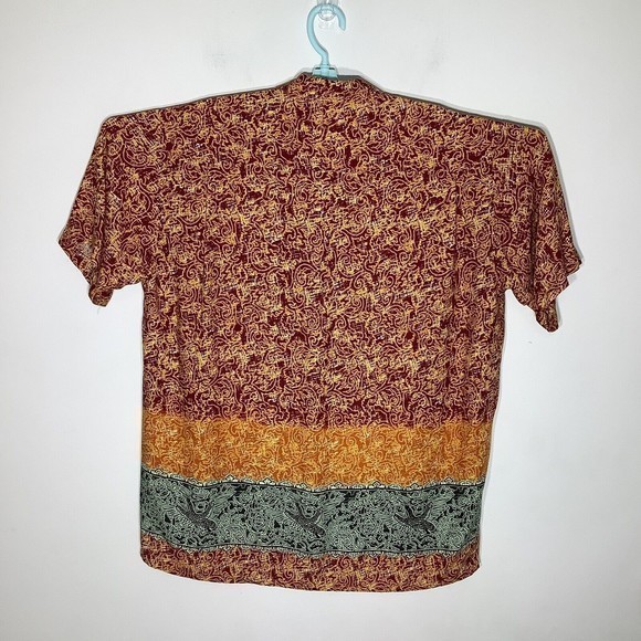 Pineapple Connection‎ Mens Short Sleeve Button Up Hawaiian Shirt Size Large - Picture 3 of 7